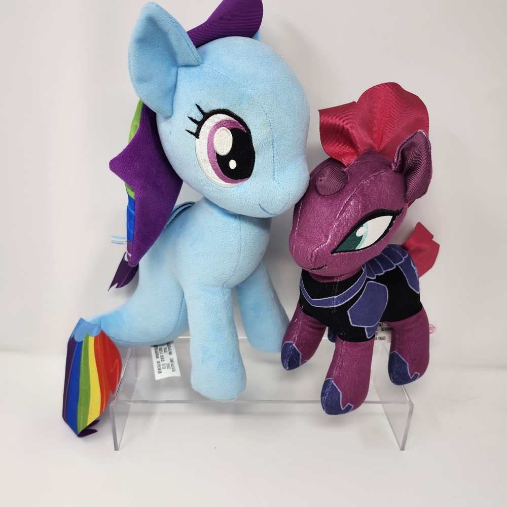 My Little Pony Plush Duo - Blue and Magenta